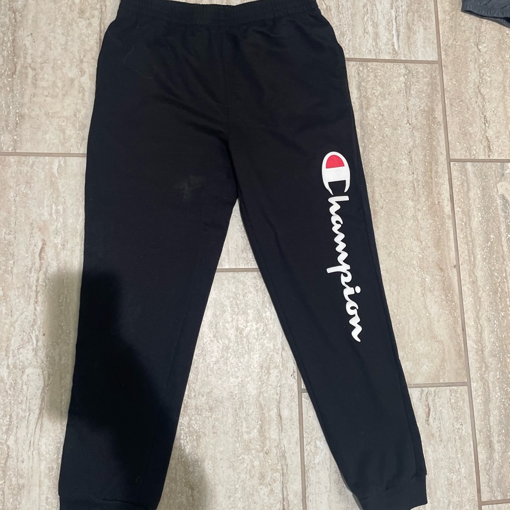 Champion Black Sweats